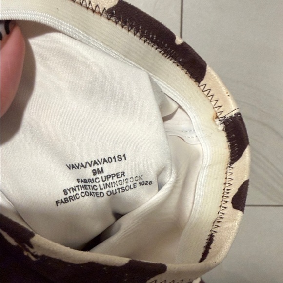 Steve Madden Cow-Print Over-the-Knee Stiletto Boots - Black & White - Picture 3 of 4